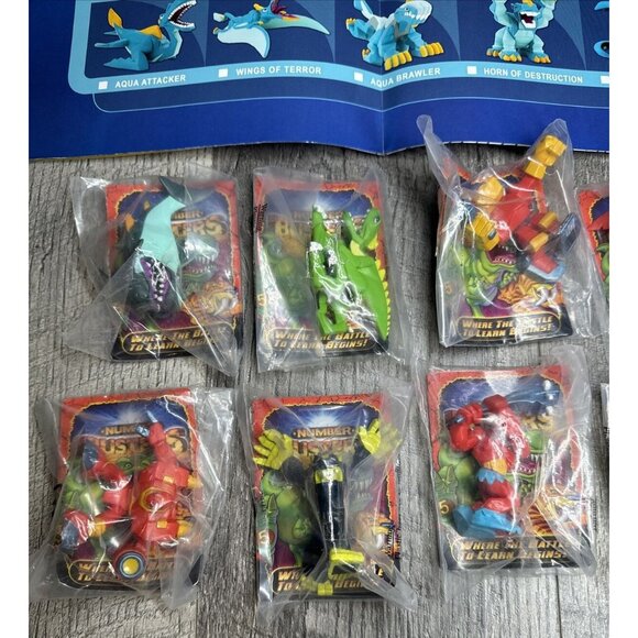 Little Tikes Number Busters Game Posters Figures Lot Monsters‎ Cards Set of 10 - Picture 6 of 12